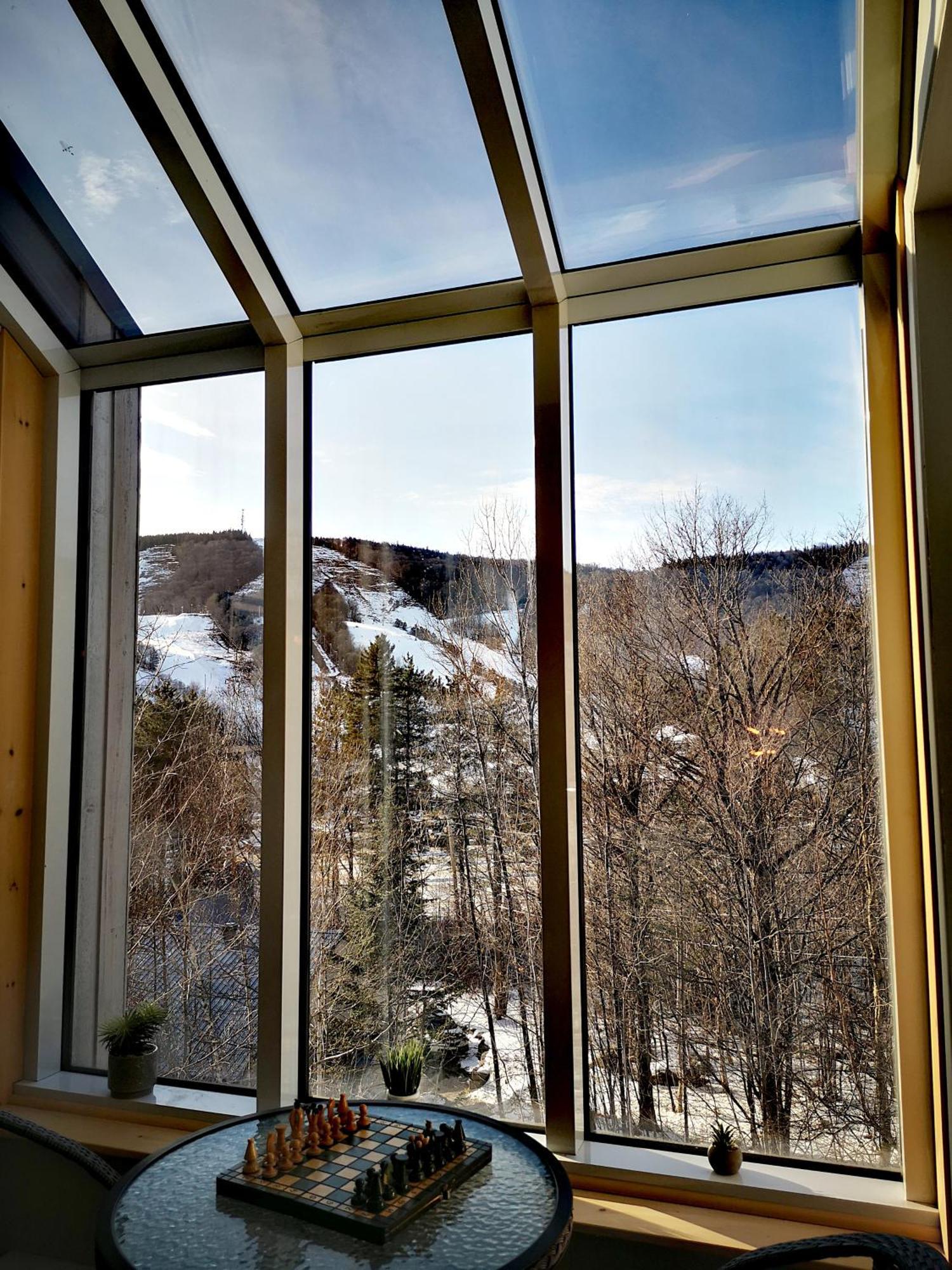 סטונהם Condo Sur 2 Niveaux Avec Magnifique Vue Sur La Montagne מראה חיצוני תמונה
