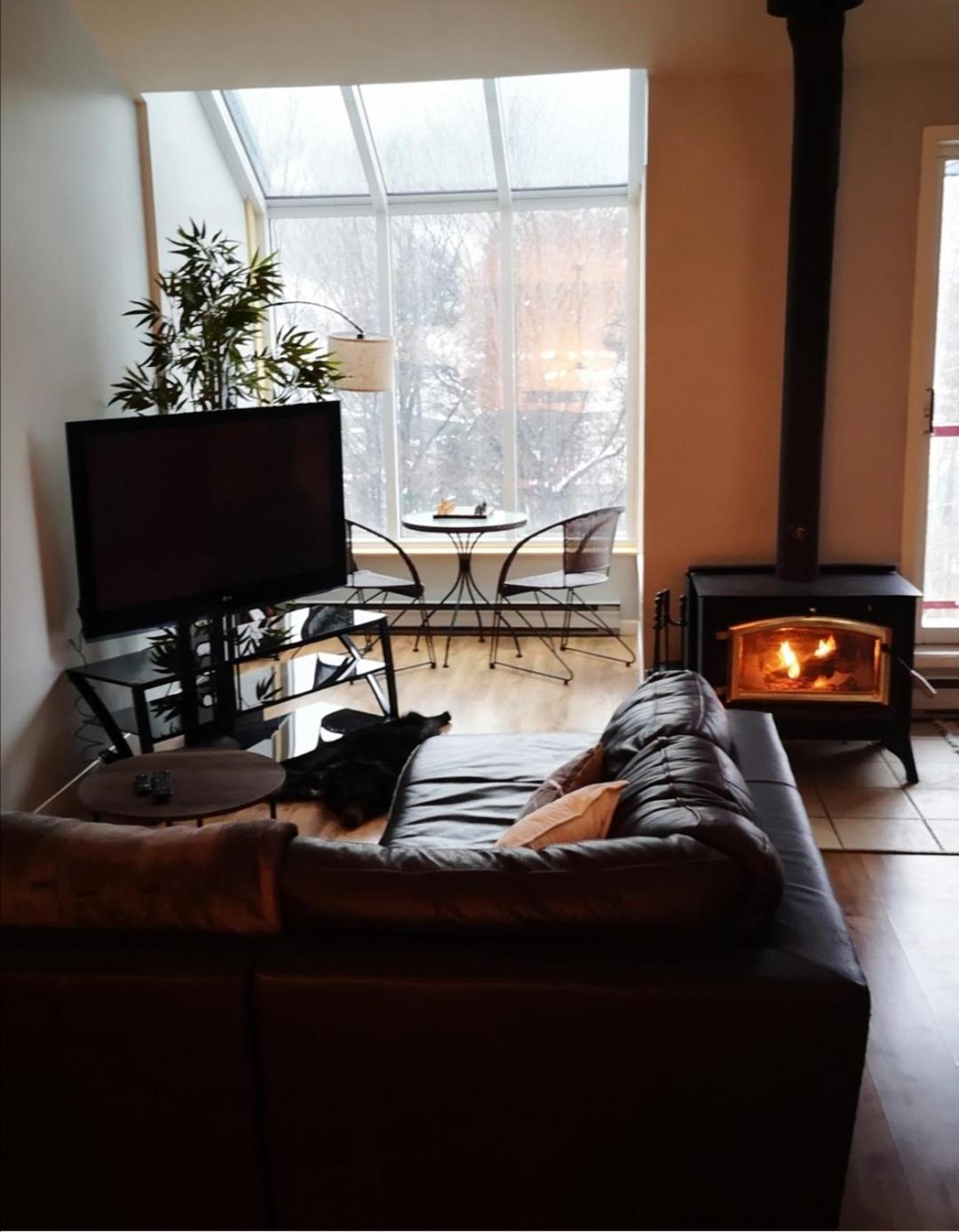 סטונהם Condo Sur 2 Niveaux Avec Magnifique Vue Sur La Montagne מראה חיצוני תמונה
